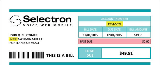 Sample Bill